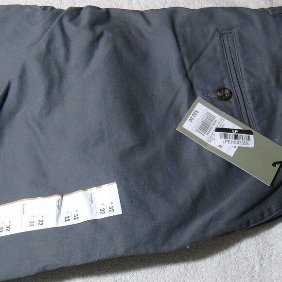 Goodfellow & Co The Every Wear Stretch Gray Straight Chino Pants Men Size 32 X32 - Picture 4 of 12